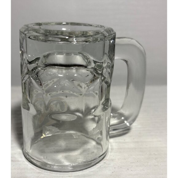 A&W Canada Root Beer Special Edition Glass Mini Mug Cup Logo 3 1/8" Tall Vintage - Picture 2 of 5